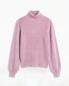 Maglia a costine di lana e cashmere