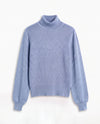 Maglia a costine di lana e cashmere