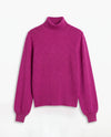 Maglia a costine di lana e cashmere