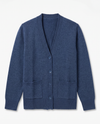 Cardigan in filato di lana e cashmere