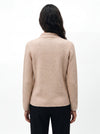 Blazer punto tramato in filato di lana e cashmere