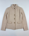 Blazer punto tramato in filato di lana e cashmere