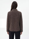 Blazer punto tramato in filato di lana e cashmere