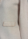 Blazer punto tramato in filato di lana e cashmere