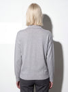 Maglia a polo in filato di lana e cashmere