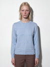 Maglia con riquadri in filato di lana e cashmere