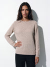 Maglia scollo barchetta seamless in cashmere