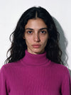 Maglia a costine di lana e cashmere