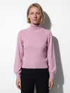 Maglia a costine di lana e cashmere