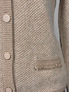 Chanel punto lavorato in maglia in filato di lana, cashmere e baby alpaca.