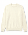 Maglia girocollo in filato di lana e cashmere