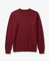 Maglia girocollo in filato di lana e cashmere