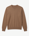 Maglia girocollo in filato di lana e cashmere