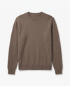 Maglia girocollo in filato di lana e cashmere