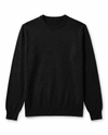 Maglia girocollo in filato di lana e cashmere