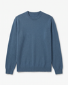 Maglia girocollo in filato di lana e cashmere