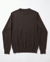 Maglia girocollo in filato di lana e cashmere