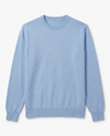Maglia girocollo in filato di lana e cashmere