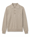 Polo in filato di lana e cashmere