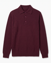 Polo in filato di lana e cashmere