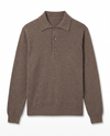 Polo in filato di lana e cashmere