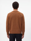 Maglia girocollo in filato di lana e cashmere