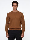 Maglia girocollo in filato di lana e cashmere