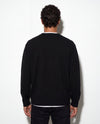 Giacca scollo a V sottile in filato di lana e cashmere