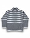 Maglia a righe in filato di lana e cashmere