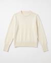 Maglia girocollo in filato di lana e cashmere