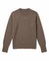 Maglia girocollo in filato di lana e cashmere
