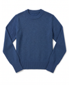 Maglia girocollo in filato di lana e cashmere