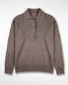 Maglia a polo in filato di lana e cashmere