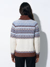 Maglia jaquard norvegese dolcevita