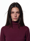 Maglia dolcevita in lana merinos extrafine