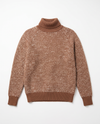 Maglia dolcevita tramata in filato di lana e cashmere