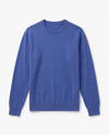 Maglia girocollo in filato di lana e cashmere