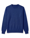 Maglia girocollo in filato di lana e cashmere