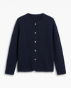 Chanel con profili in lurex in filato di lana e cashmere
