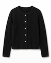 Chanel con profili in lurex in filato di lana e cashmere
