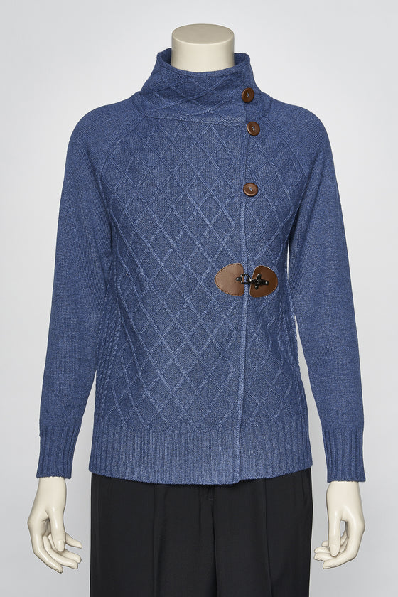 Giacca in cashmere, seta e lana.