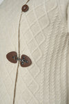 Giacca in cashmere, seta e lana.