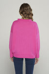 Maglia over in pura lana merinos extrafine.